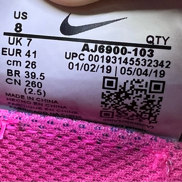 Nike Air Vapormax Flyknit 3 White/Dynamic Yellow AJ6900-103 Men’s Size 8/ 9.5 W - Picture 8 of 8